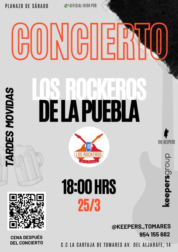 Música en directo de Los Rockeros de la Puebla